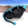 3D Printed Glow in The Dark Crystal Dragon with Egg,