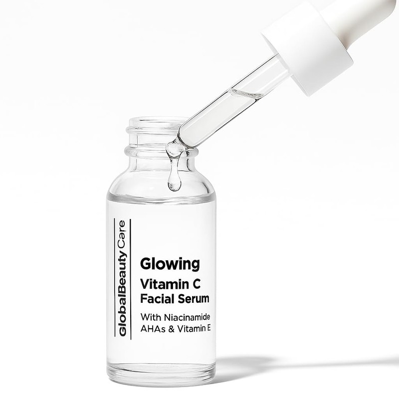 Global Beauty Care Vitamin C Facial Serum – Niacinamide, AHA