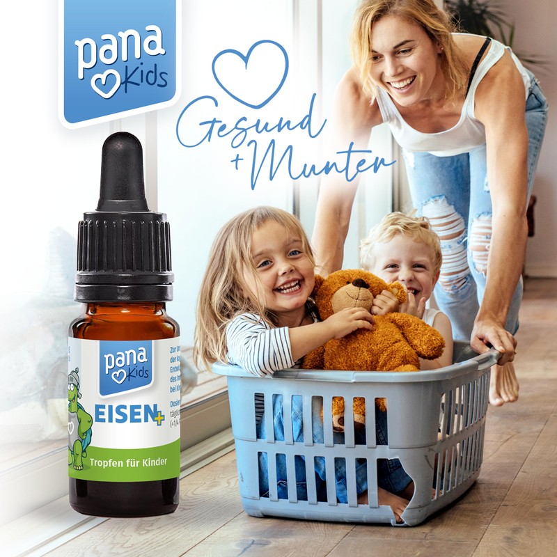 PanaKids Eisen+ Drops for Children - with Iron, Vitamin C