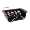 SAUTVS Switch Panel for Polaris RZR XP 1000 14-18, Under