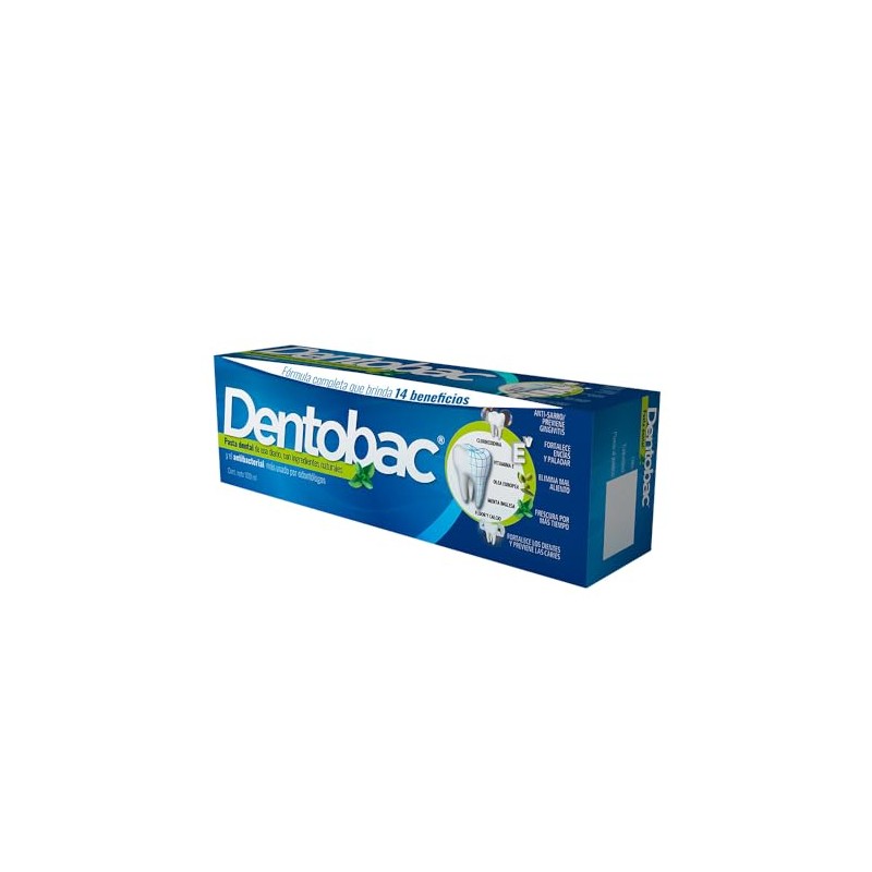Dentobac Crema Dental 100 Ml, Paquete de 1
