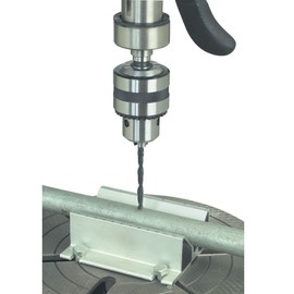 Self-centering Drill Press Jig with Ruler Markings; Heavy-duty Extruded Aluminum