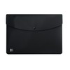 Oxford 5 x A4 Black Plastic Document Wallets