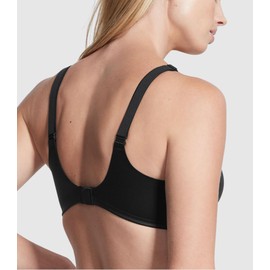 Victoria's Secret Infinity Flex Full Coverage Bra, Wireless Bra, Seamless Bra, Everyday Bras, T Shirt Bra, Comfortable Bra, Bra No Underwire, Supportive Bra, Under Outfit Bras for Women, Black (32DD)