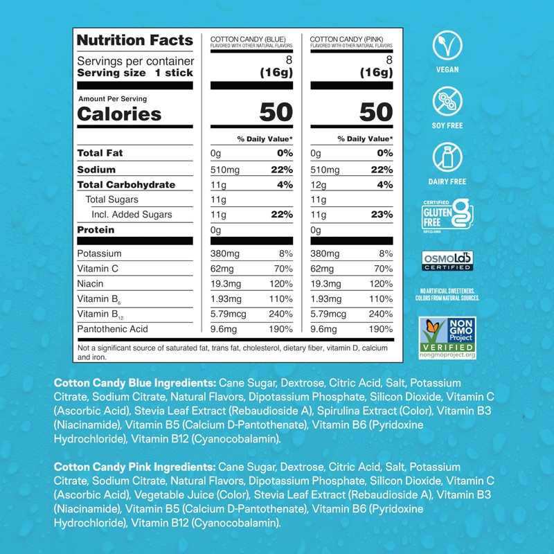 Liquid I.V.® Hydration Multiplier - Cotton Candy | Electrolyte Powder