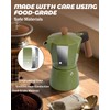 Coffee Maker Stovetop Espresso Maker with Wood Handle 3 Cup