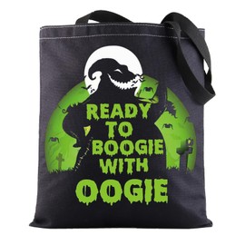 BWWKTOP - Bolsa de maquillaje para cosméticos Oogie con cierre Oogie para regalos inspirados en los fans de Oogie con regalos listos para Boogie, TO BOOGIE BL, Bolsa