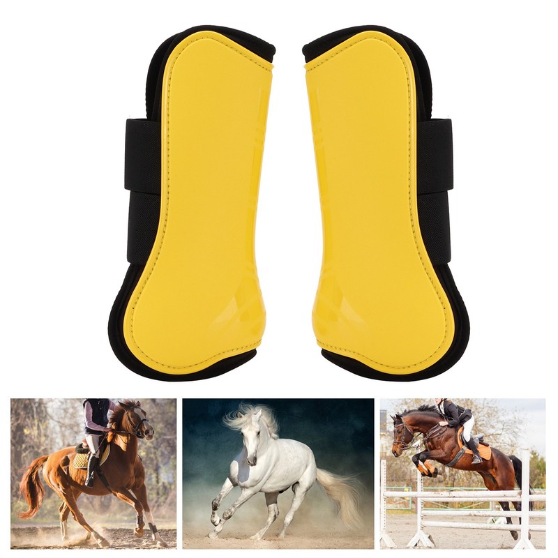 Horse Tendon Boots 4 PCS Protective Comfortable and Adjustable Boots