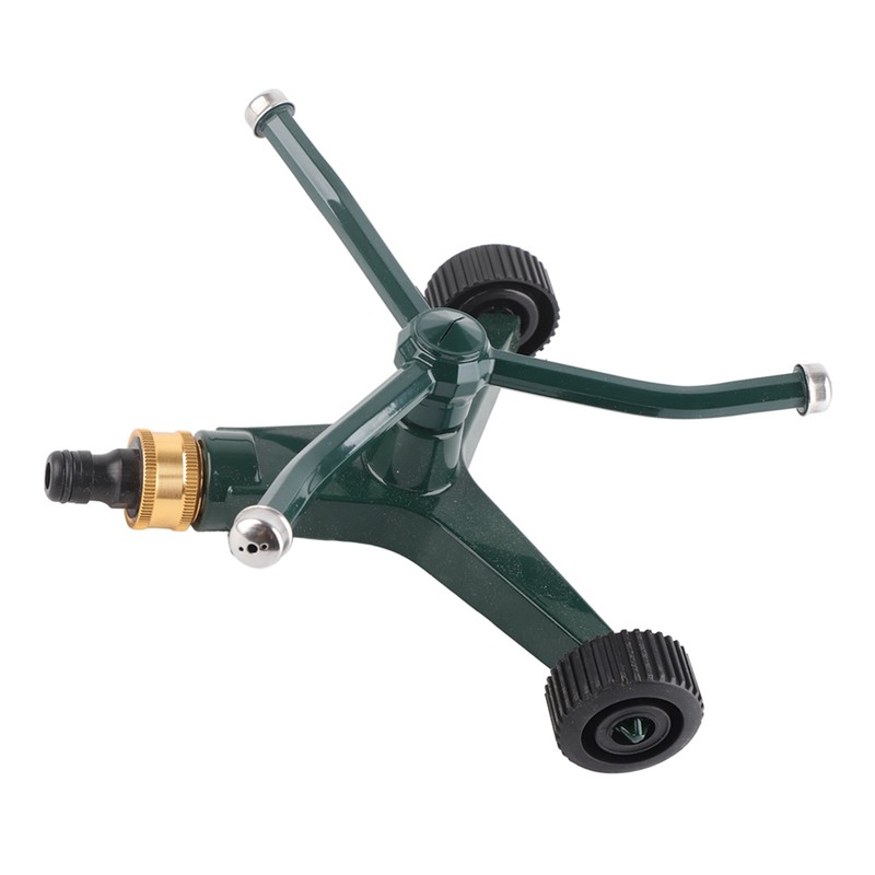 Metal Three Arm Sprinkler with G3/4 Connector Rustproof 360° Rotating
