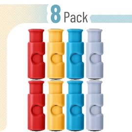 Mr. Pen- Squeeze and Lock Bread Bag Clips, 8 Pack, Squeeze and Lock Bread Clips, Bag Clips for Food Storage, Snack Clips for Food Packages, Food Clips for Bags, Plastic Bag Clip, Food Bag Clips