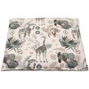 Linseed Cushion 24 x 24 cm Organic Fabric Wild Animals