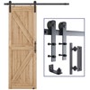 SMARTSTANDARD 5.5 FT Heavy Duty Sturdy Sliding Barn Door Hardware