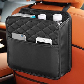 Organizadores y almacenamiento de asiento trasero de coche, organizador de asiento para asiento trasero, organizador de asiento delantero y trasero...
