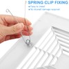 NINEFOX 9x9 Inches Bathroom Exhaust Fan Cover with Springs Replacement