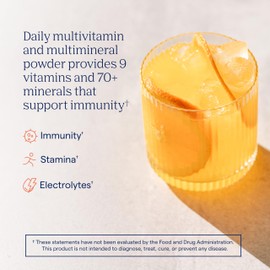 Trace Minerals Power Pak Multivitamin and Multimineral Packets - Electrolyte Support - 1200 mg Vitamin C plus 70+ Trace Minerals - Tangerine Flavor - 30 Packets