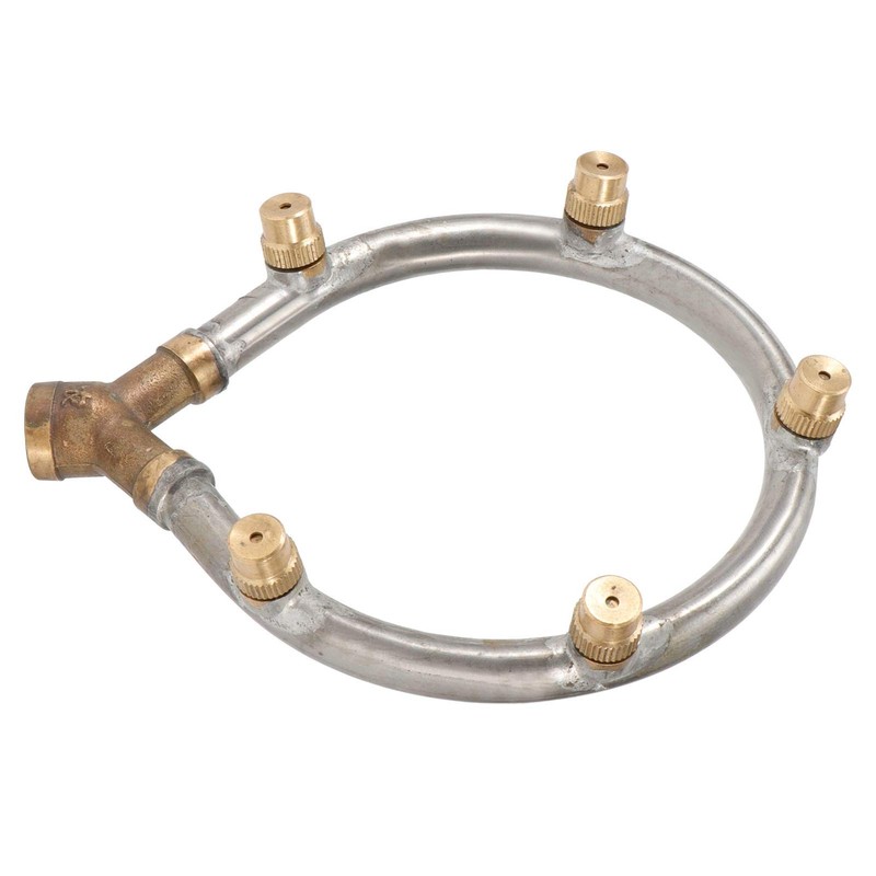 Misting Nozzle Stainless Steel 5 Head Adjustable Circular Irrigation Sprinkler