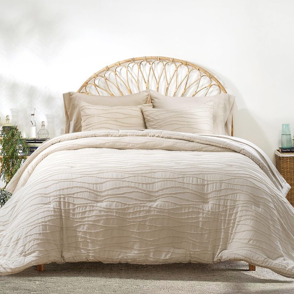 EVERGRACE Modern Comforter Set King Size 7 Piece, Shabby Chic