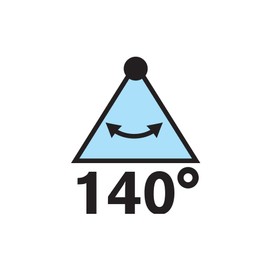 Valley Industries 140° Deflector Broadcast Spray Nozzle - 5.0 Orifice Size, 10 to 45 PSI, Blue, 4 Pack