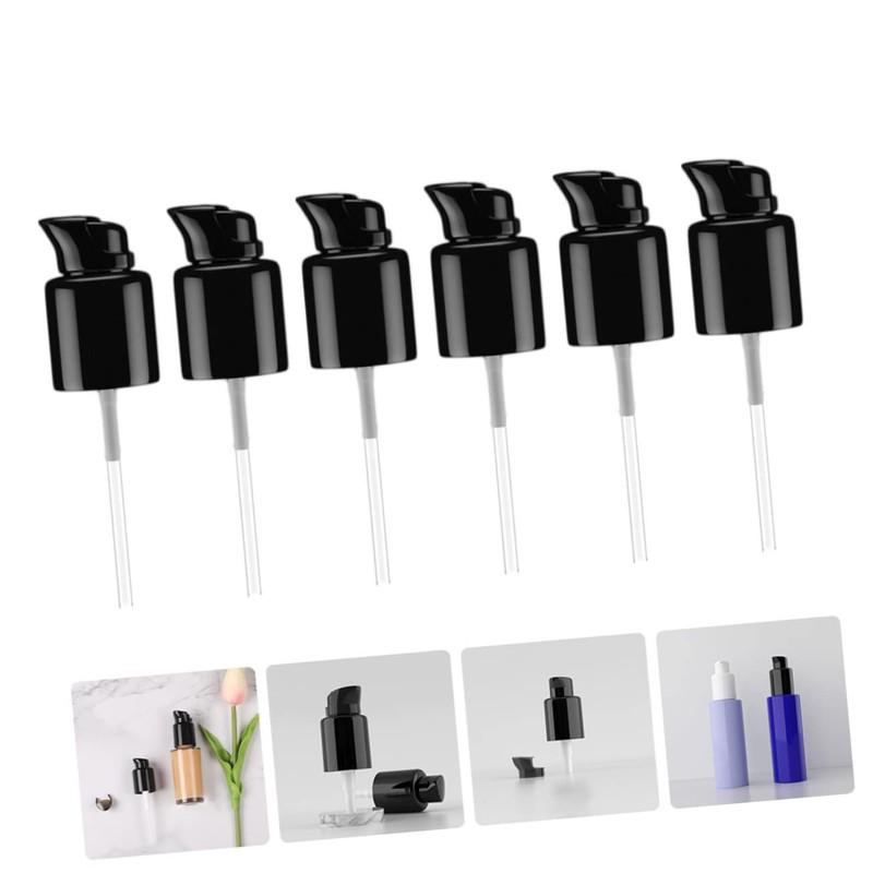 LABRIMP 6pcs Lotion Pump Head Replacement for Bottle Squeeze Soap
