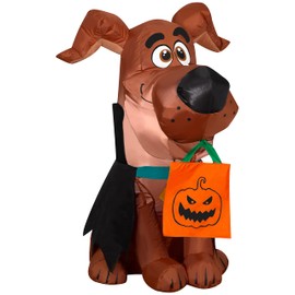 Gemmy Airblown Scoob Puppy Vampire WB, 3.5 ft Tall, Multi