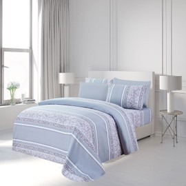 PREMIUS Emily 4 Piece Premium Luxurious Wrinkle-Free Microfiber Sheet Set, Twin