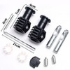 Zinc Plated Fixing Screws Set in Pairs Wall Mounted Toilet