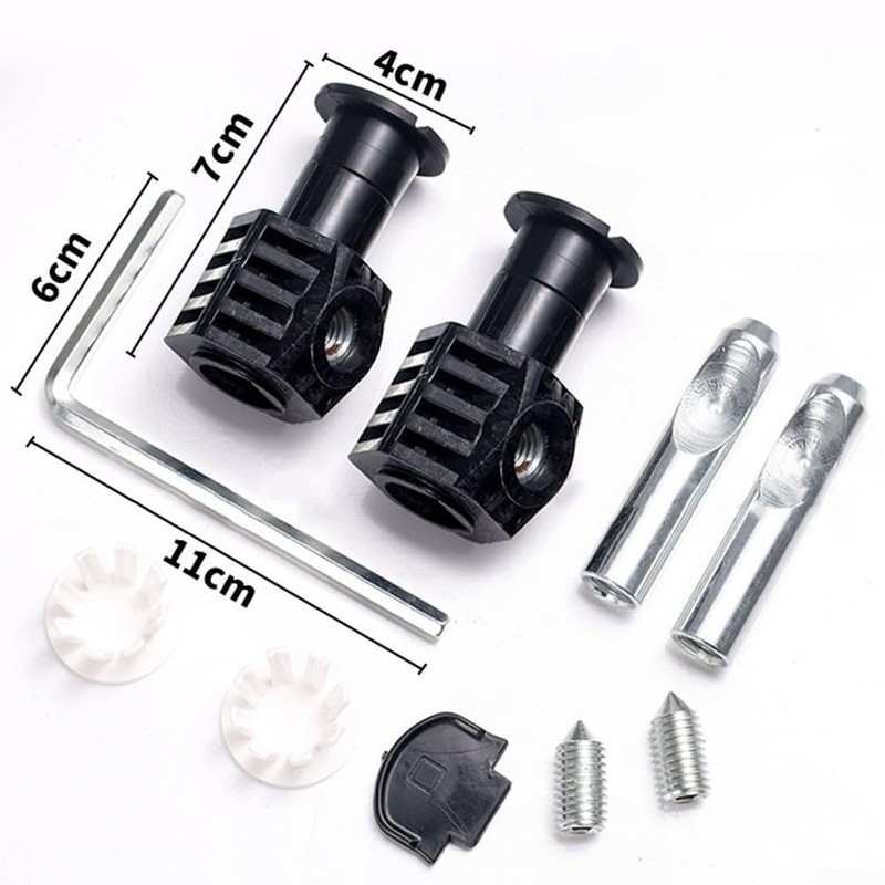 Zinc Plated Fixing Screws Set in Pairs Wall Mounted Toilet