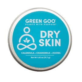 Green Goo Natural Skin Care for Eczema, Psoriasis, Cracked Hands and Feet, Black, Dry Skin, 1.82 Ounce