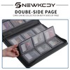 Snekdy Top loader Binder, 9 Pockets Top Loader，Holds 360 Top