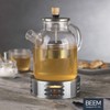 BEEM 04954 Tea Light Warmer Stainless Steel