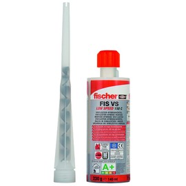 Fischer FIS VS 150 °C with Certification for Concrete and Brick, Set of 1, 110613100