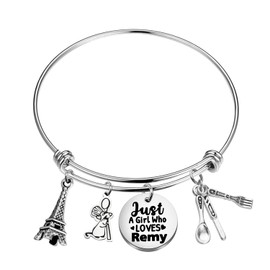 AATOP Ratatouille Themed Jewelry Gift Ratatouille Gift Remmy Bracelet Ratatouille Movie Gift Rat Lovers Gift Who Loves Remmy (Who Loves Remmy Bracelet 1uk)