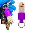 Mini BIC Keychain Lighter Holder with Spring Clip | J5