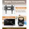 Solid As Mountain Fixed TV Wall Mount Low Profile for