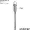 Burkit 2 grifos de rosca M7 x 0.75 para mano