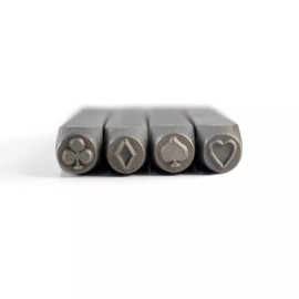 SFC Tools Playing Card Suits Stamps Kit - 6 mm - KIT- 1625