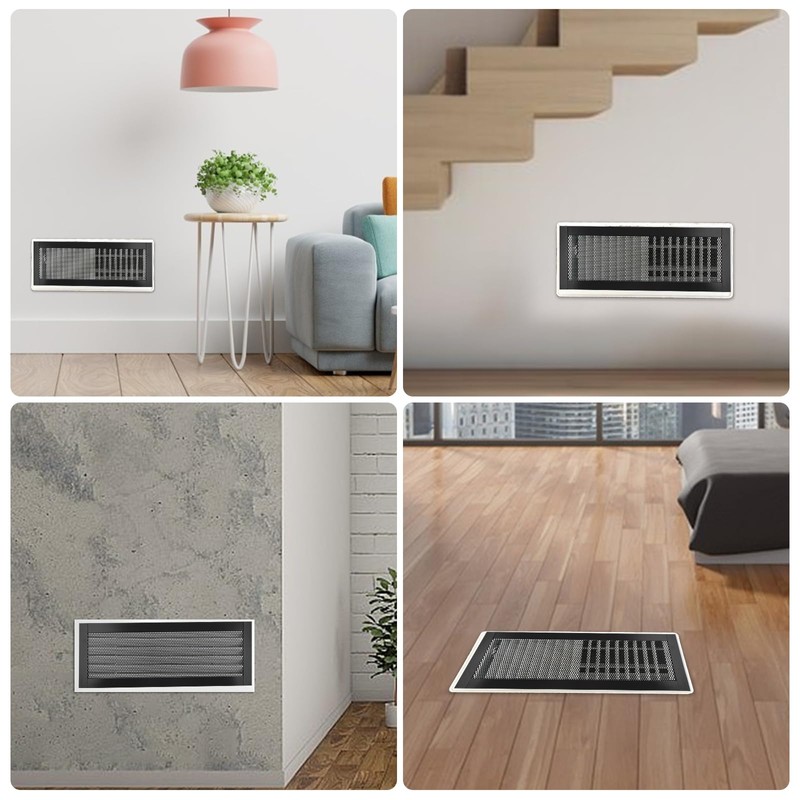 8P Magnetic Floor Vent Covers 4 x 12 Inch Air