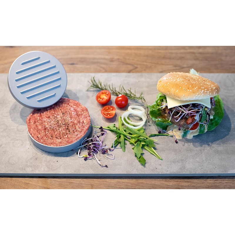 Brandsseller Burger Press Approx. Diameter 12 cm Cast Aluminium Hamburger