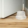 4 PCS 1" Thick x 1.6" Clear Silicone Door Stoppers