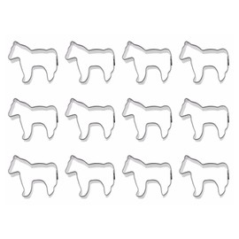 1 Dozen/12 Count Mini Horse 1.75 Inch Cookie Cutters from The Cookie Cutter Shop – Tin Plated Steel Cookie Cutters