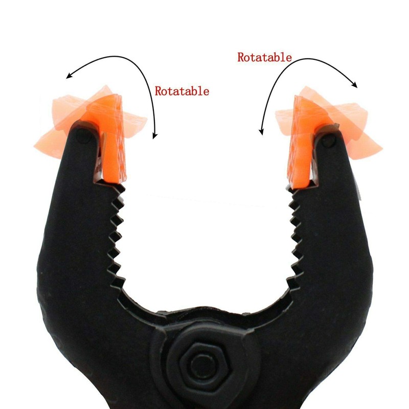 4 Pcs 3" 7.6cm Plastic Spring Clamps Extra Strength and