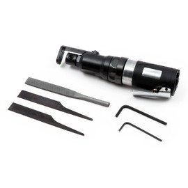 Koshihara O113 Air Saw, Mini Air Pressure Reciprocating Saw, Air File Body, Pneumatic Cutting Tool, Mini Mini Stroke 0.3 inch (8 mm), Accessories: Mini Mech Blades, 24 Mounts, 32 Mounts, Round File,