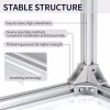 4pcs 200mm 2040 V-슬롯 압출 알루미늄 프로파일 3D 프린터 프레임용