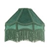 Handmade Victorian Empire Pendant Lamp Shade in Soft Forest Green
