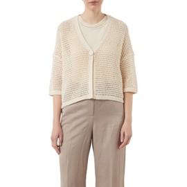 Comma Airy cardigan in boxy fit, 0505_beige, S