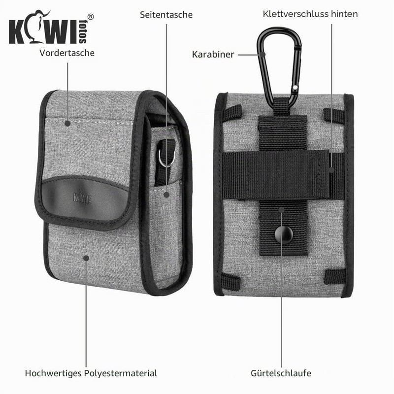 KIWIFOTOS Compact Camera Case for Sony ZV-1II ZV-1F ZV-1 RX100