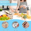 KUBDPQOR Innovative Egg Storage Dispenser - Dual Layer Egg Holder