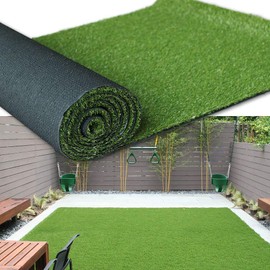 Goasis Lawn Artificial Grass Turf Area Rug - Grass Height: 1.38" - Size: 1FTX42FT - Perfect Color/Sizing for Any Indoor/Outdoor Uses and Decorations