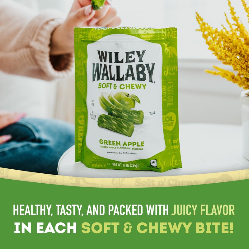 Wiley Wallaby Licorice 10 Ounce Classic Gourmet Soft & Chewy