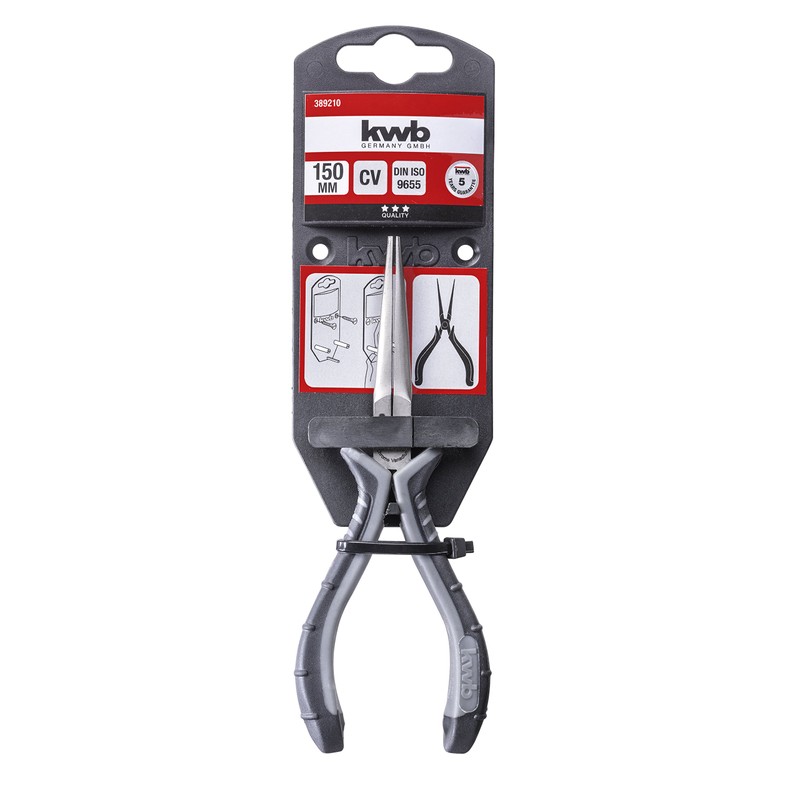KWB electronic long nosed pliers 150 mm 389210 (in accordance with DIN